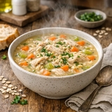 شوربة الشوفان بالدجاج