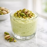 موس الفستق الكريمي