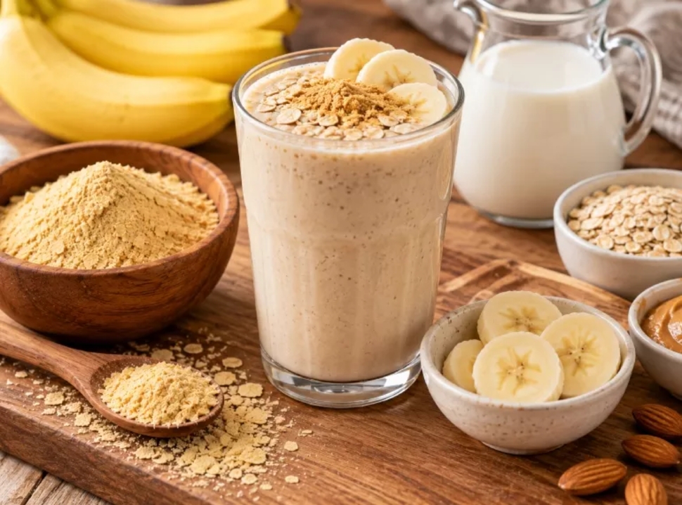 سموثي خميرة البيرة لزيادة الوزن