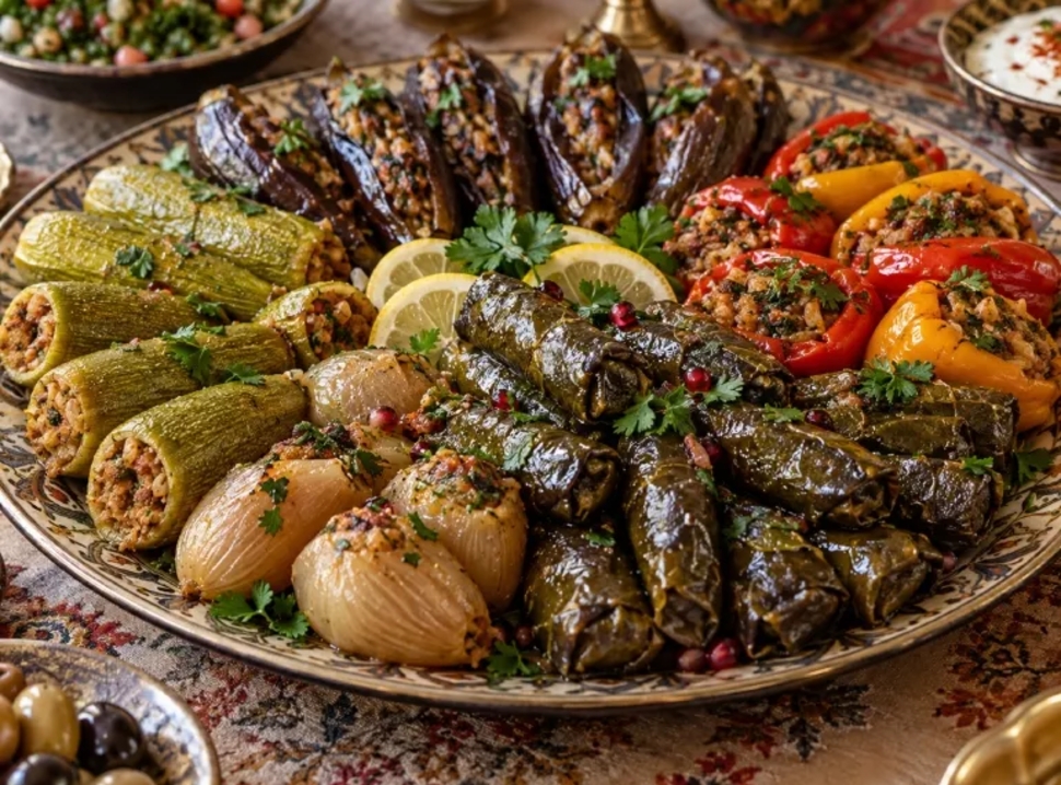 طبق دولمة مشكلة